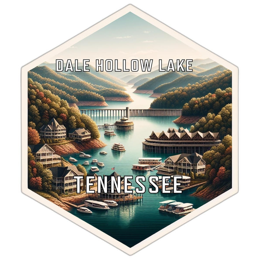 Dale Hollow Lake Tennessee Travel Destination Souvenir Vinyl Decal Sticker Image 1