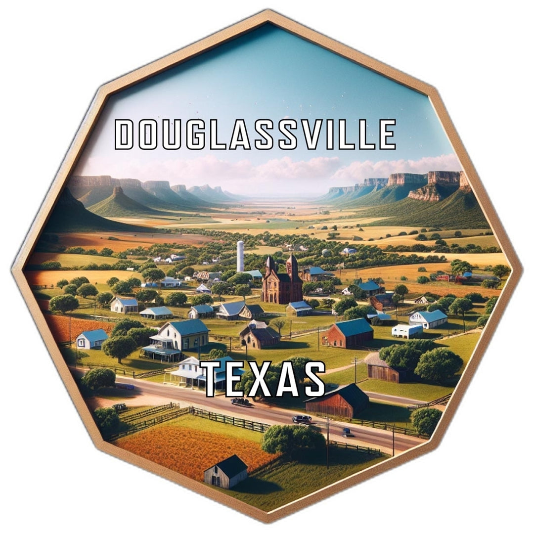 Douglassville Texas Travel Destination Souvenir Vinyl Decal Sticker Image 1