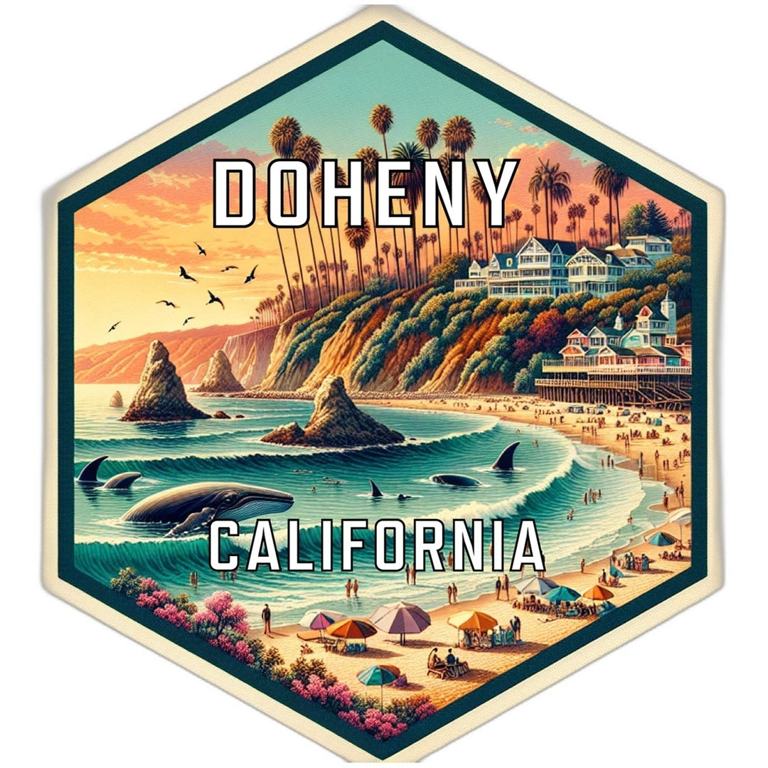 Doheny California Travel Destination Souvenir Vinyl Decal Sticker Image 1