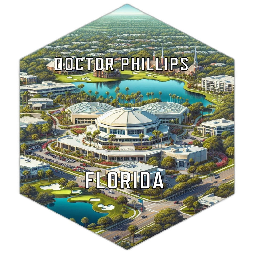 Doctor Phillips Florida Travel Destination Souvenir Vinyl Decal Sticker Image 1