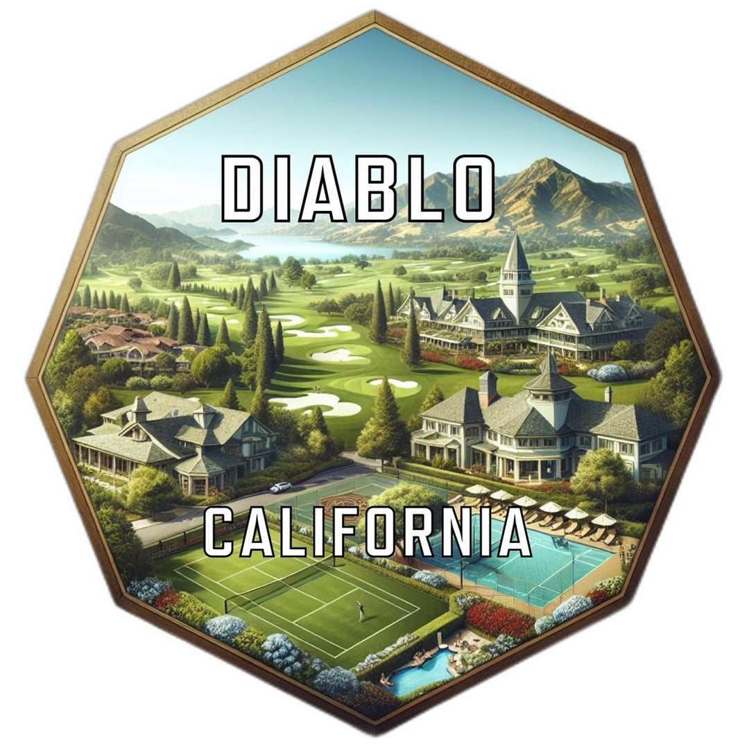 Diablo California Travel Destination Souvenir Vinyl Decal Sticker Image 1