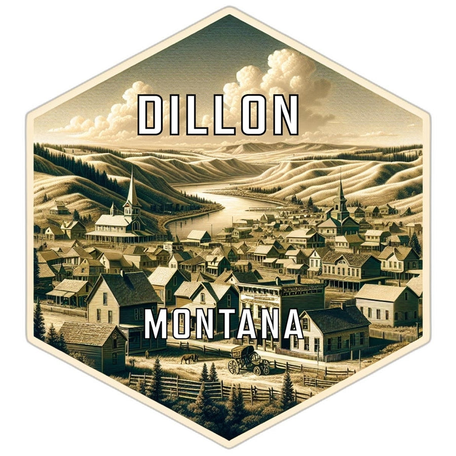 Dillon Montana Travel Destination Souvenir Vinyl Decal Sticker Image 1