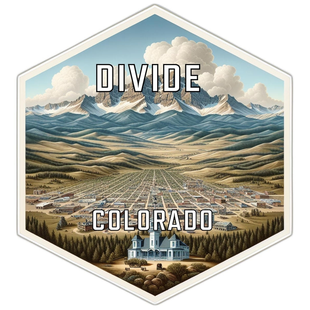 Divide Colorado Travel Destination Souvenir Vinyl Decal Sticker Image 1