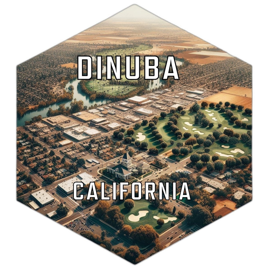 Dinuba California Travel Destination Souvenir Vinyl Decal Sticker Image 1