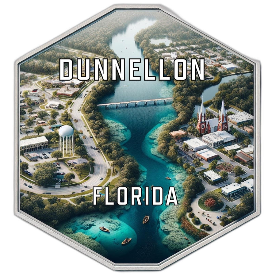 Dunnellon Florida Travel Destination Souvenir Vinyl Decal Sticker Image 1