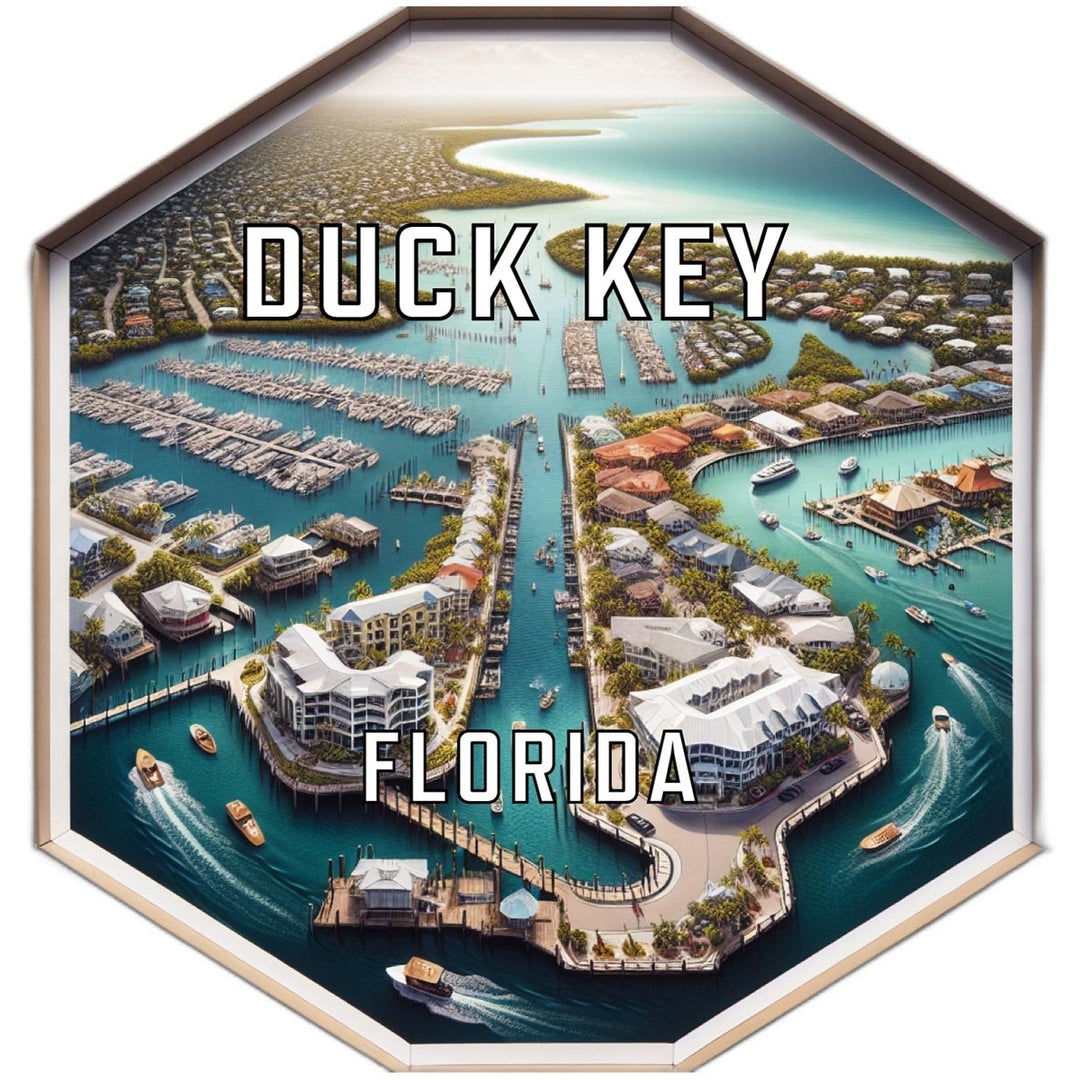 Duck Key Florida Travel Destination Souvenir Vinyl Decal Sticker Image 1