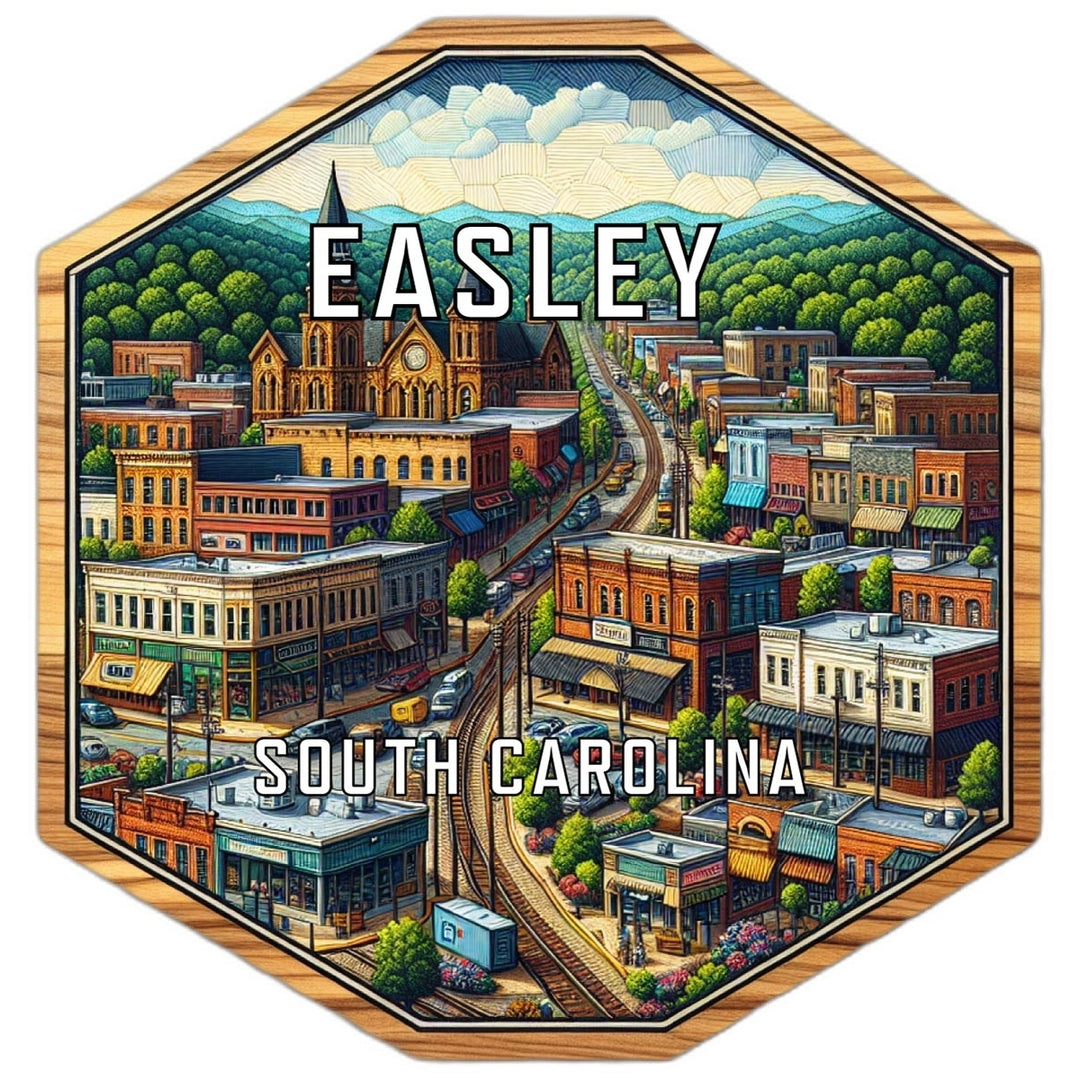 Easley South Carolina Travel Destination Souvenir Vinyl Decal Sticker Image 1