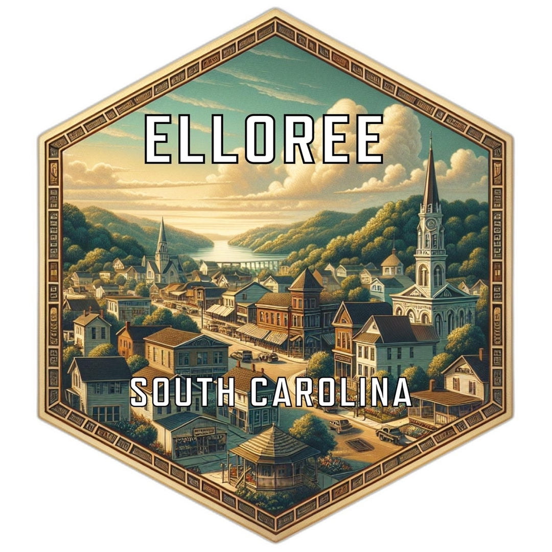 Elloree South Carolina Travel Destination Souvenir Vinyl Decal Sticker Image 1