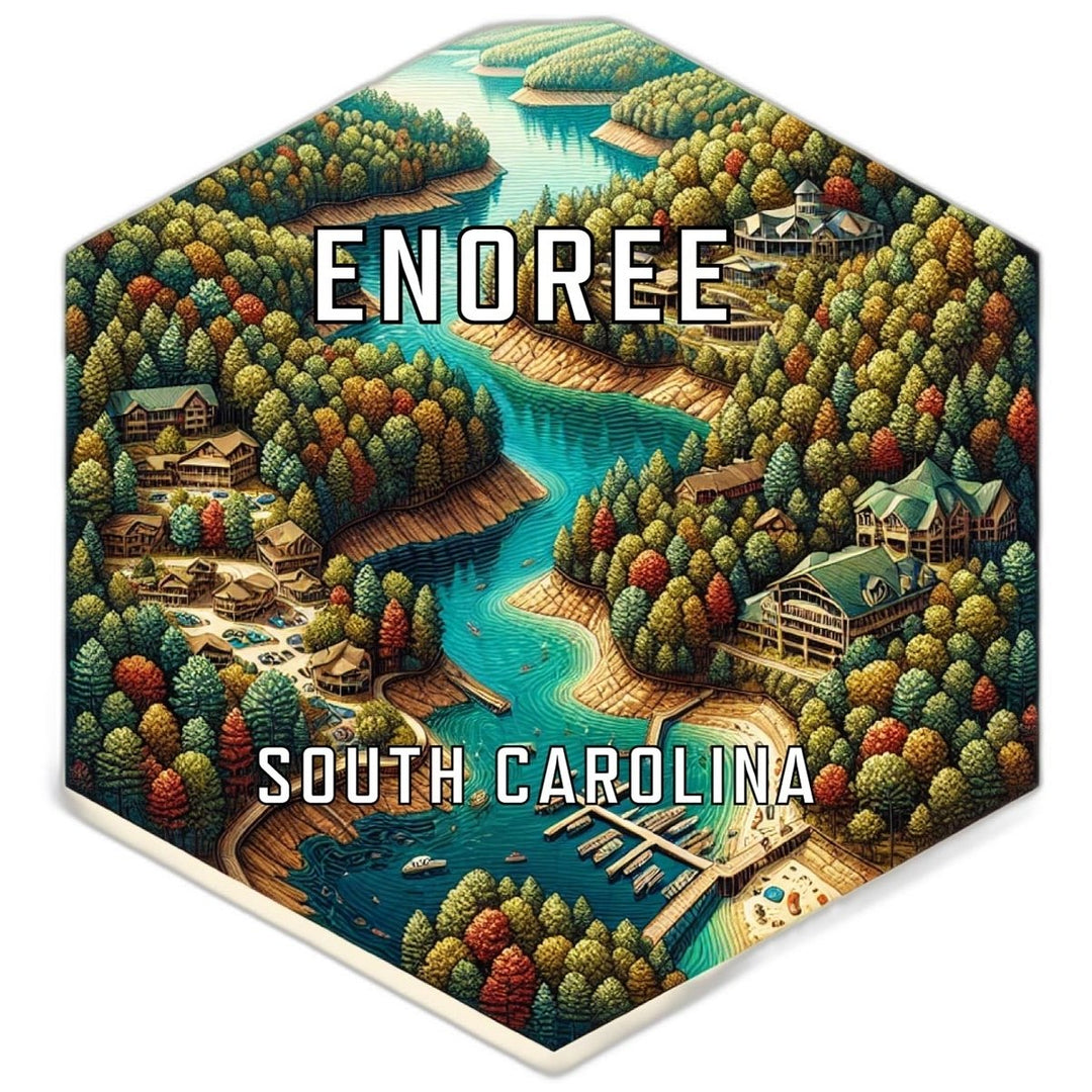 Enoree South Carolina Travel Destination Souvenir Vinyl Decal Sticker Image 1