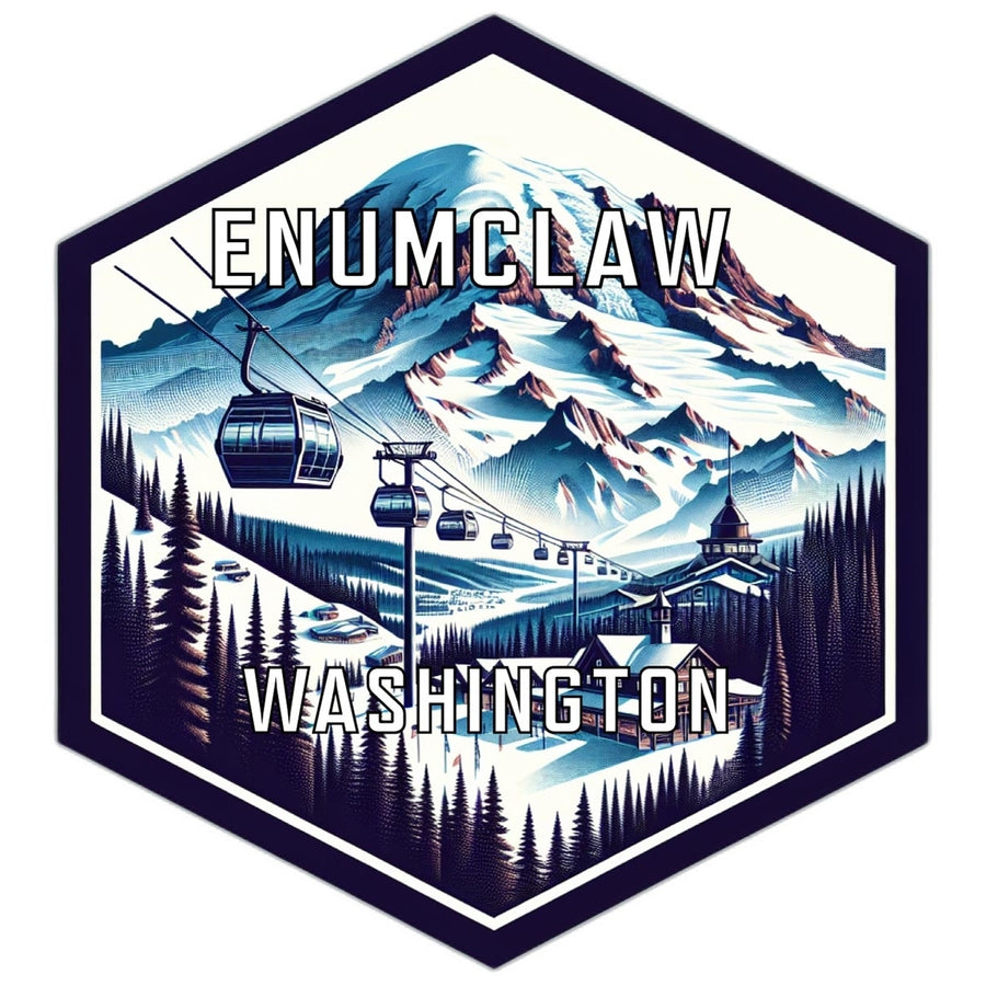 Enumclaw Washington Travel Destination Souvenir Vinyl Decal Sticker Image 1