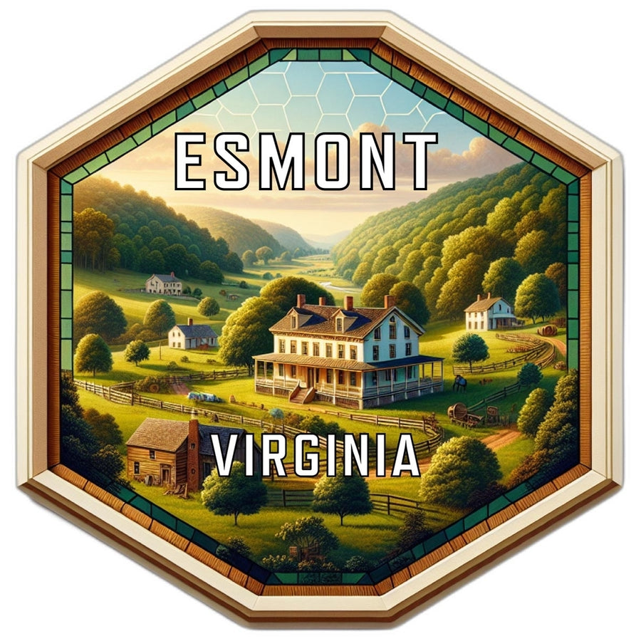 Esmont Virginia Travel Destination Souvenir Vinyl Decal Sticker Image 1