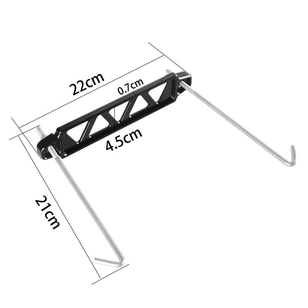 Universal Battery Tie Down Bracket for Subaru Fasten Brace Aluminum Bars for Honda Civic EK EG Battery Holder Down Image 5