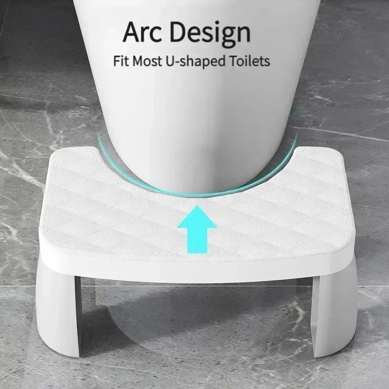 Portable Non-Slip Toilet Squat Stool Removable Bathroom Accessory for Adults Image 4