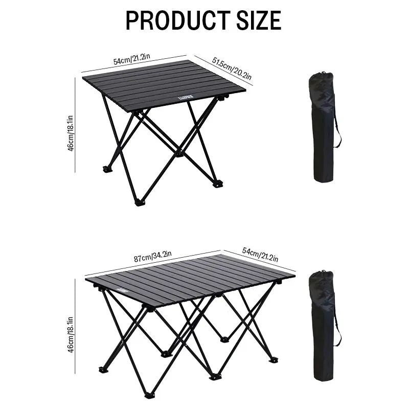 Portable Lightweight Outdoor Folding Table for Camping and Picnics Image 2