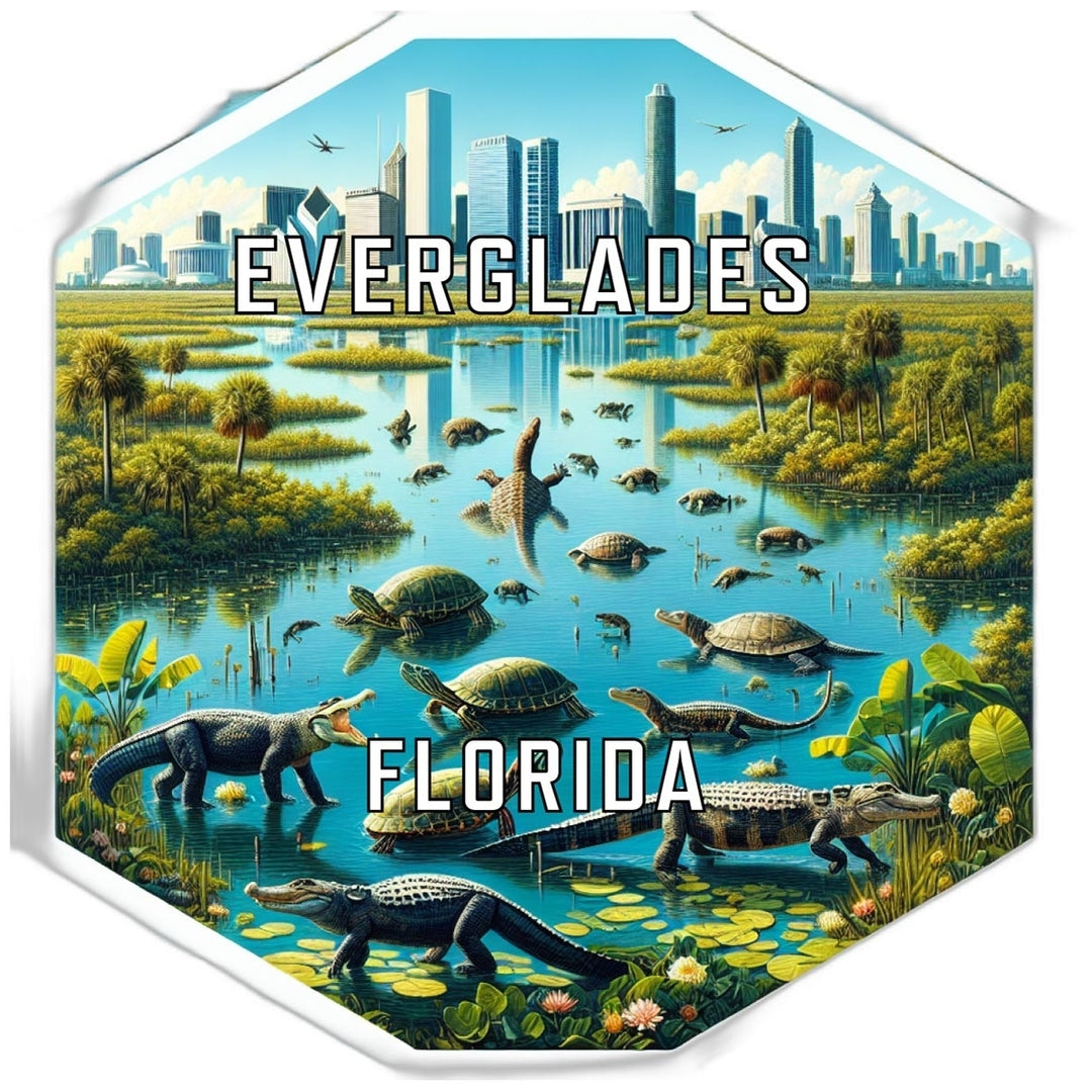 Everglades Florida Travel Destination Souvenir Vinyl Decal Sticker Image 1