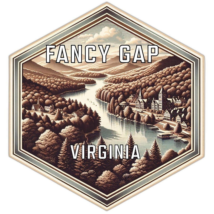 Fancy Gap Virginia Travel Destination Souvenir Vinyl Decal Sticker Image 1