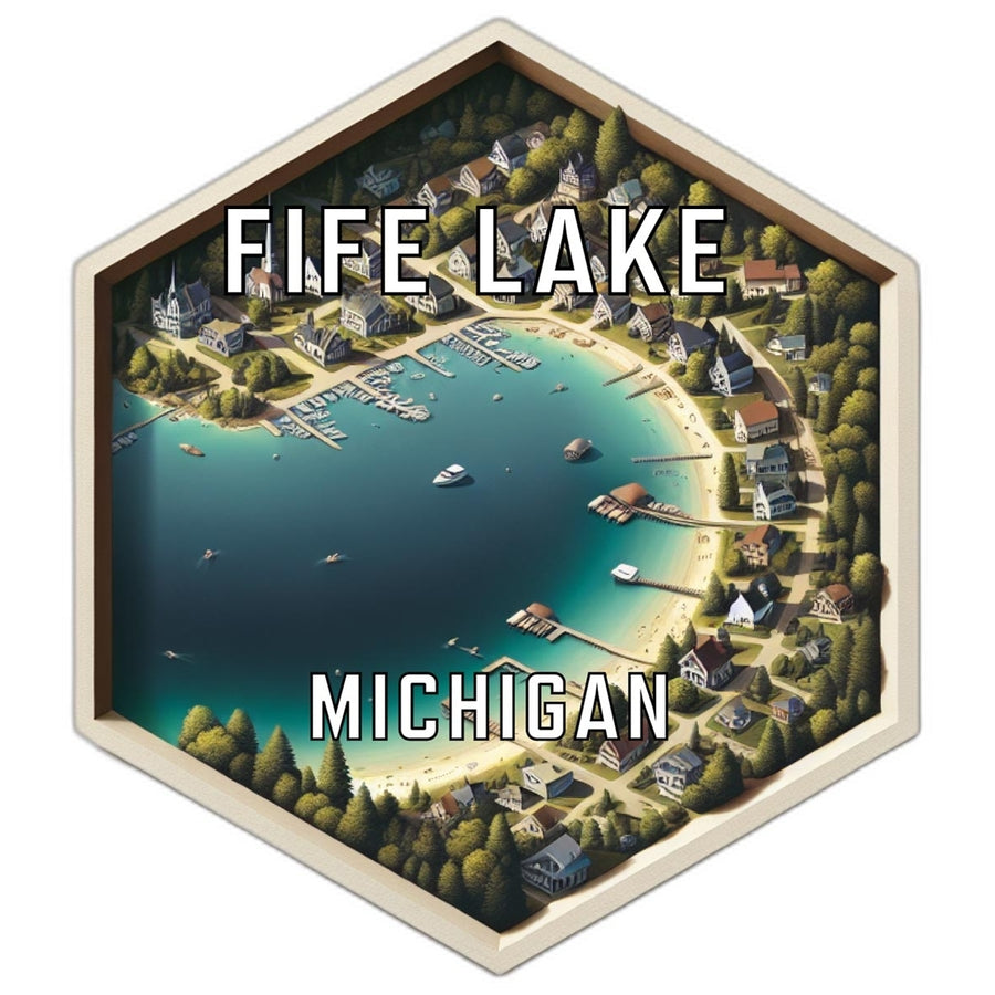 Fife Lake Michigan Travel Destination Souvenir Vinyl Decal Sticker Image 1