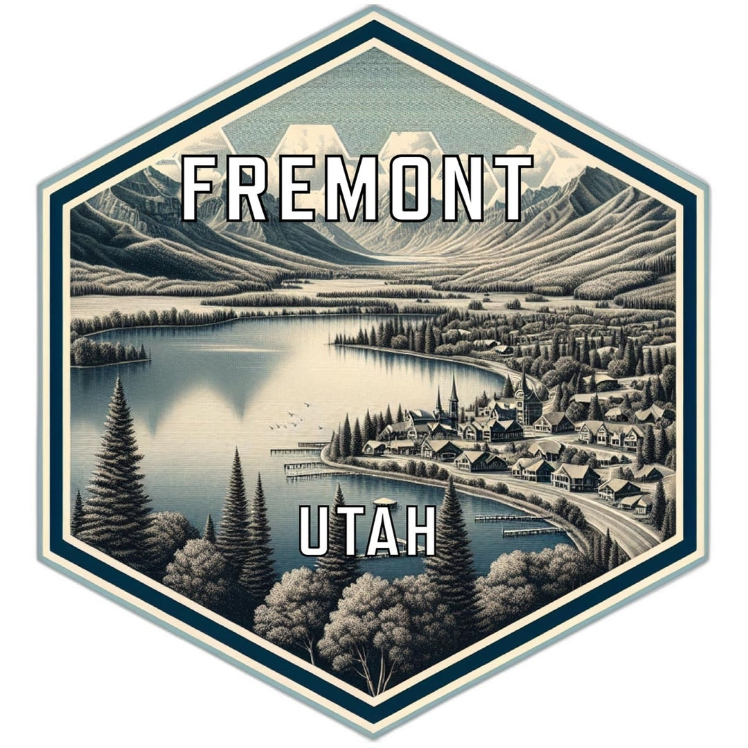 Fremont Utah Travel Destination Souvenir Vinyl Decal Sticker Image 1