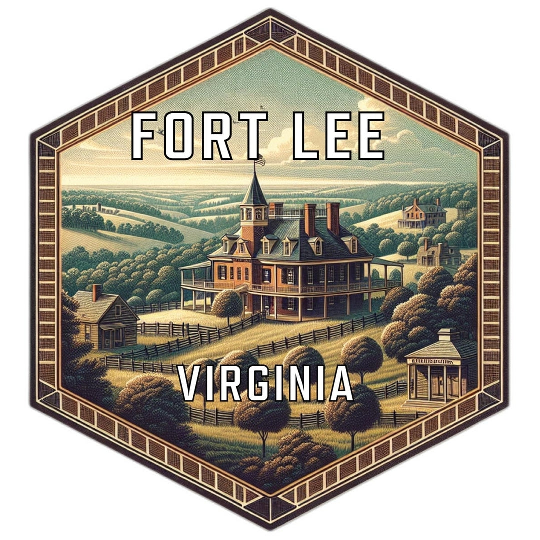 Fort Lee Virginia Travel Destination Souvenir Vinyl Decal Sticker Image 1