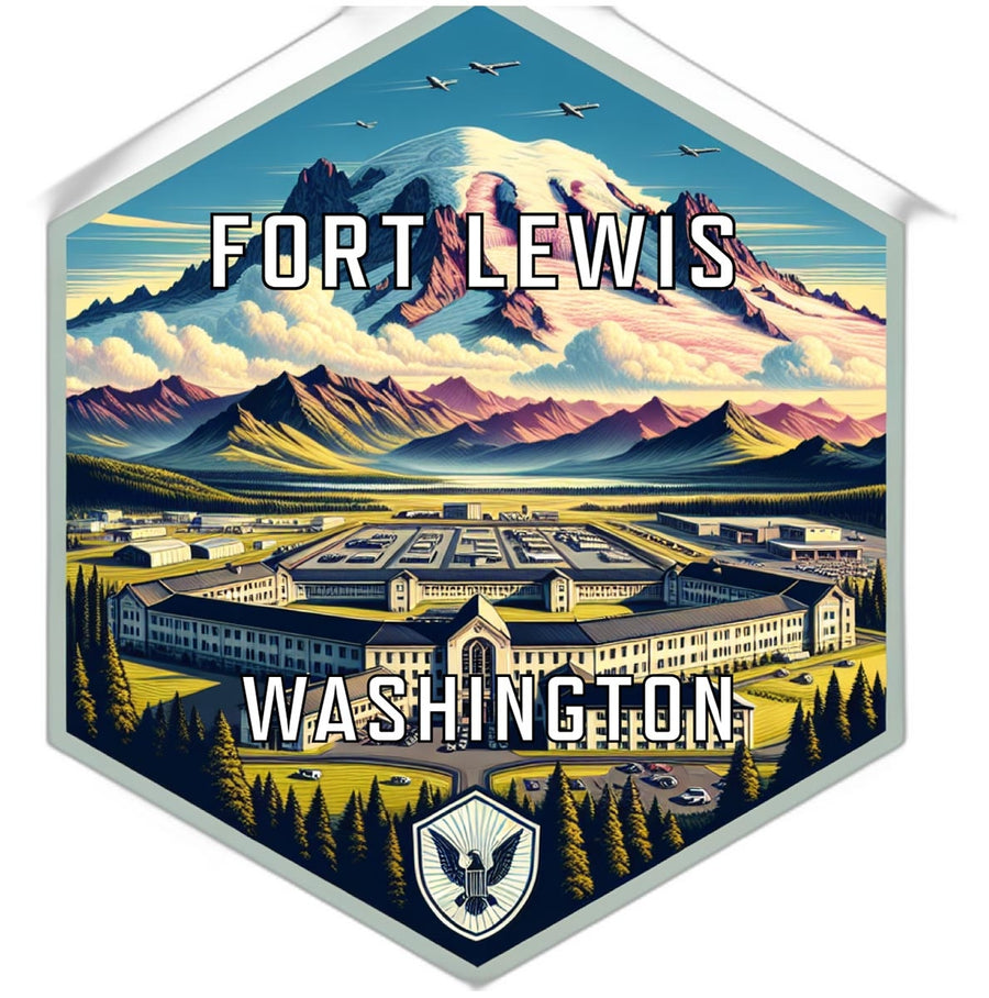 Fort Lewis Washington Travel Destination Souvenir Vinyl Decal Sticker Image 1