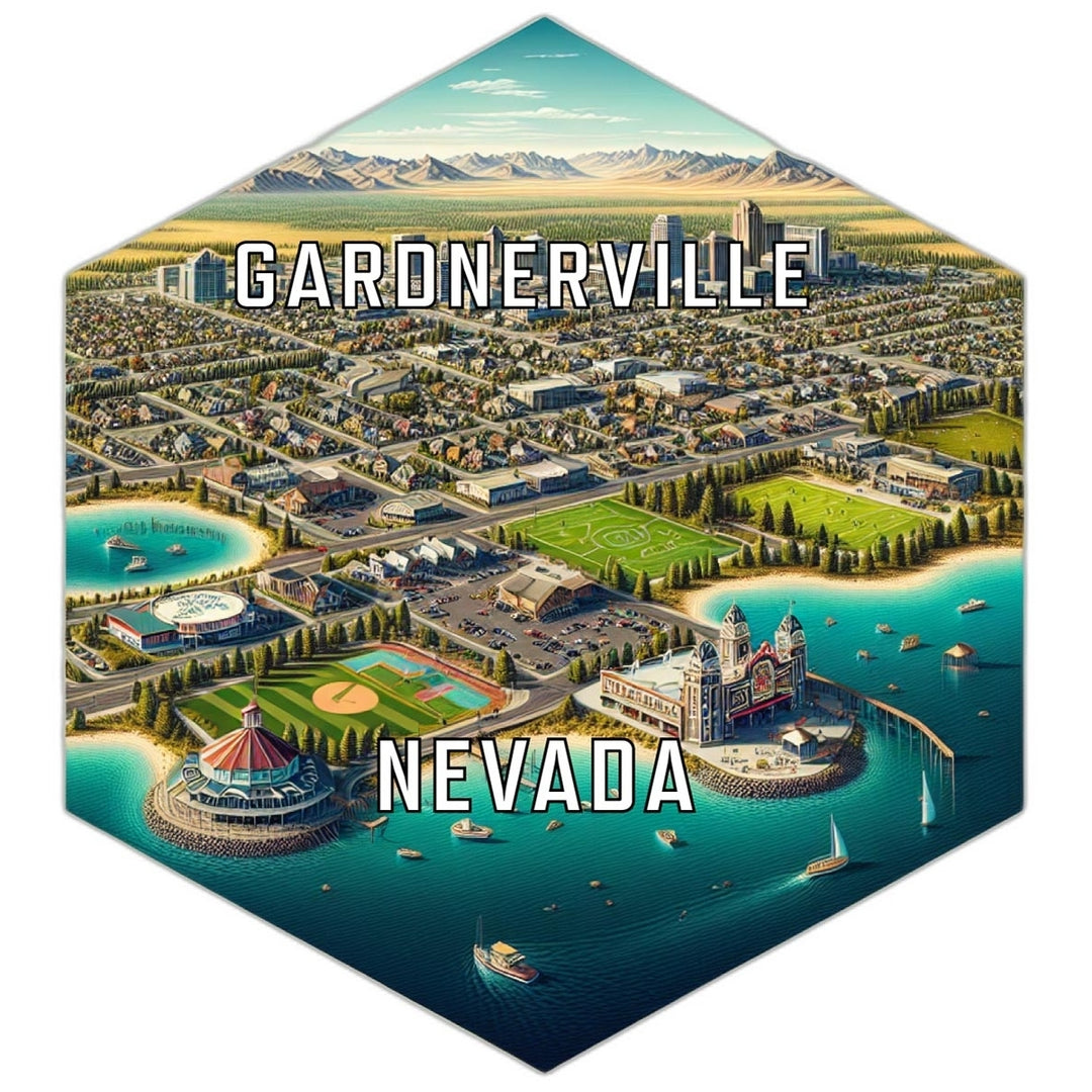 Gardnerville Nevada Travel Destination Souvenir Vinyl Decal Sticker Image 1