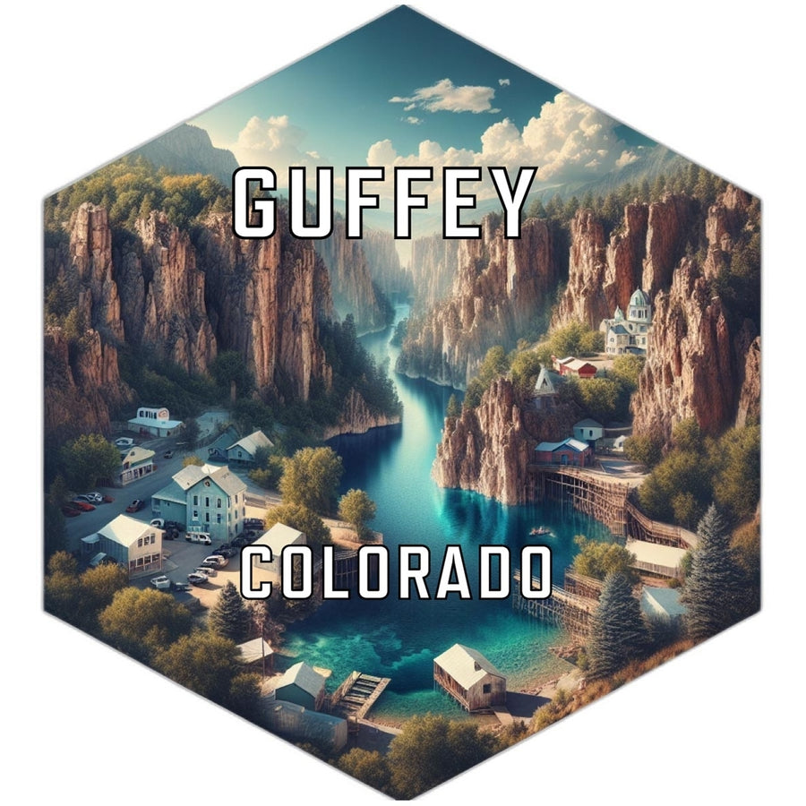 Guffey Colorado Travel Destination Souvenir Vinyl Decal Sticker Image 1