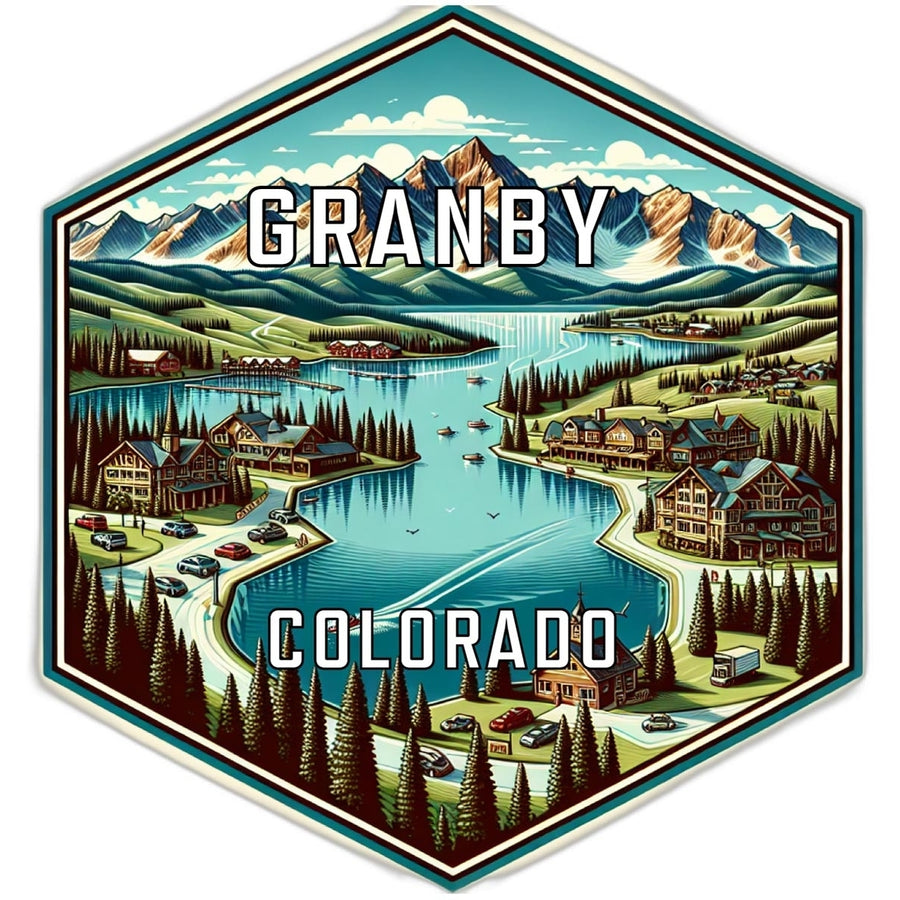 Granby Colorado Travel Destination Souvenir Vinyl Decal Sticker Image 1