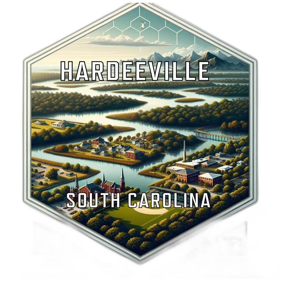 Hardeeville South Carolina Travel Destination Souvenir Vinyl Decal Sticker Image 1