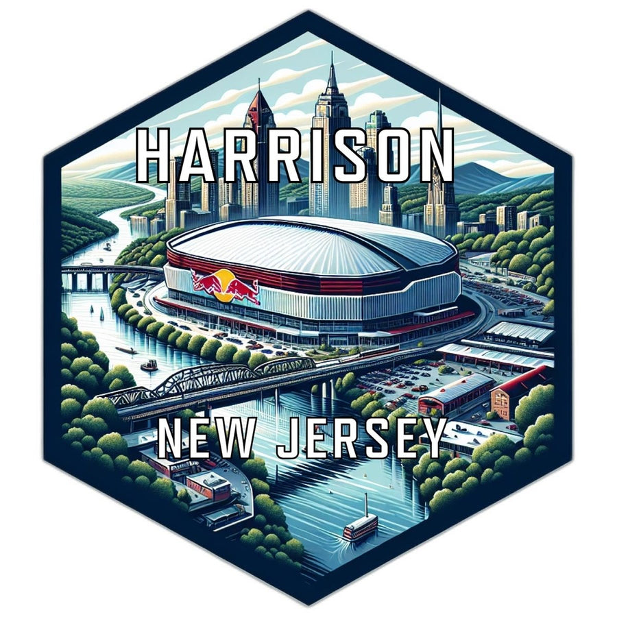 Harrison Jersey Travel Destination Souvenir Vinyl Decal Sticker Image 1