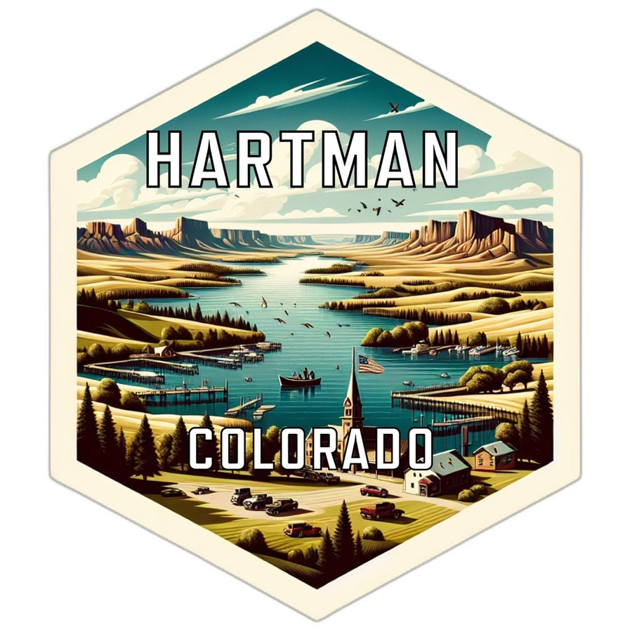 Hartman Colorado Travel Destination Souvenir Vinyl Decal Sticker Image 1