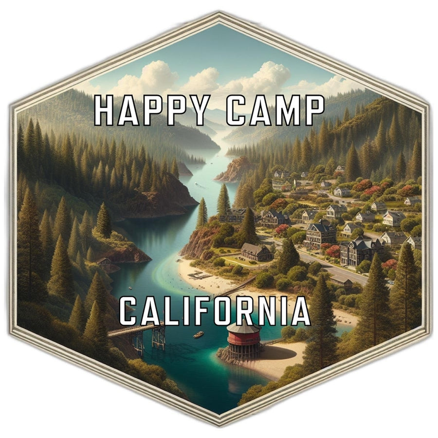 Happy Camp California Travel Destination Souvenir Vinyl Decal Sticker Image 1