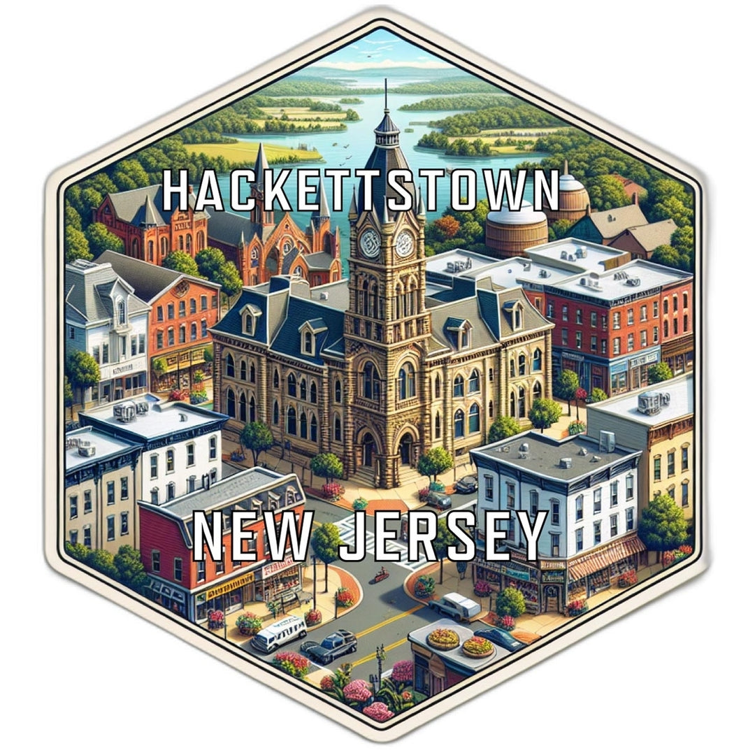 Hackettstown Jersey Travel Destination Souvenir Vinyl Decal Sticker Image 1