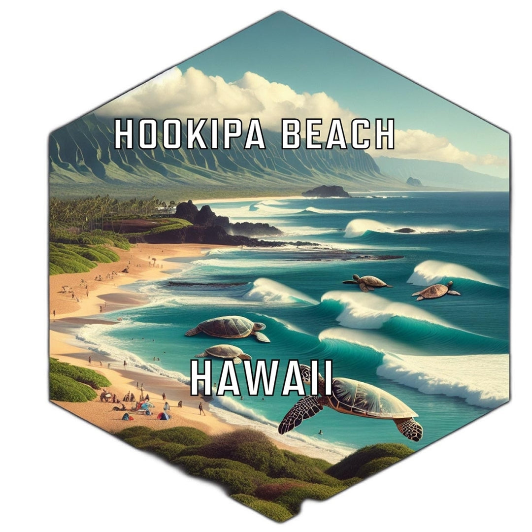 Ho Okipa Beach Hawaii Travel Destination Souvenir Vinyl Decal Sticker Image 1