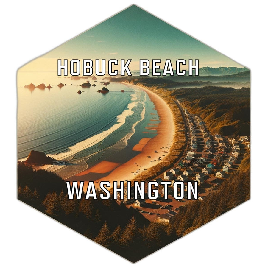 Hobuck Beach Washington Travel Destination Souvenir Vinyl Decal Sticker Image 1