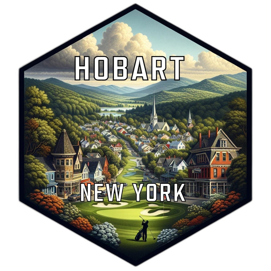 Hobart York Travel Destination Souvenir Vinyl Decal Sticker Image 1