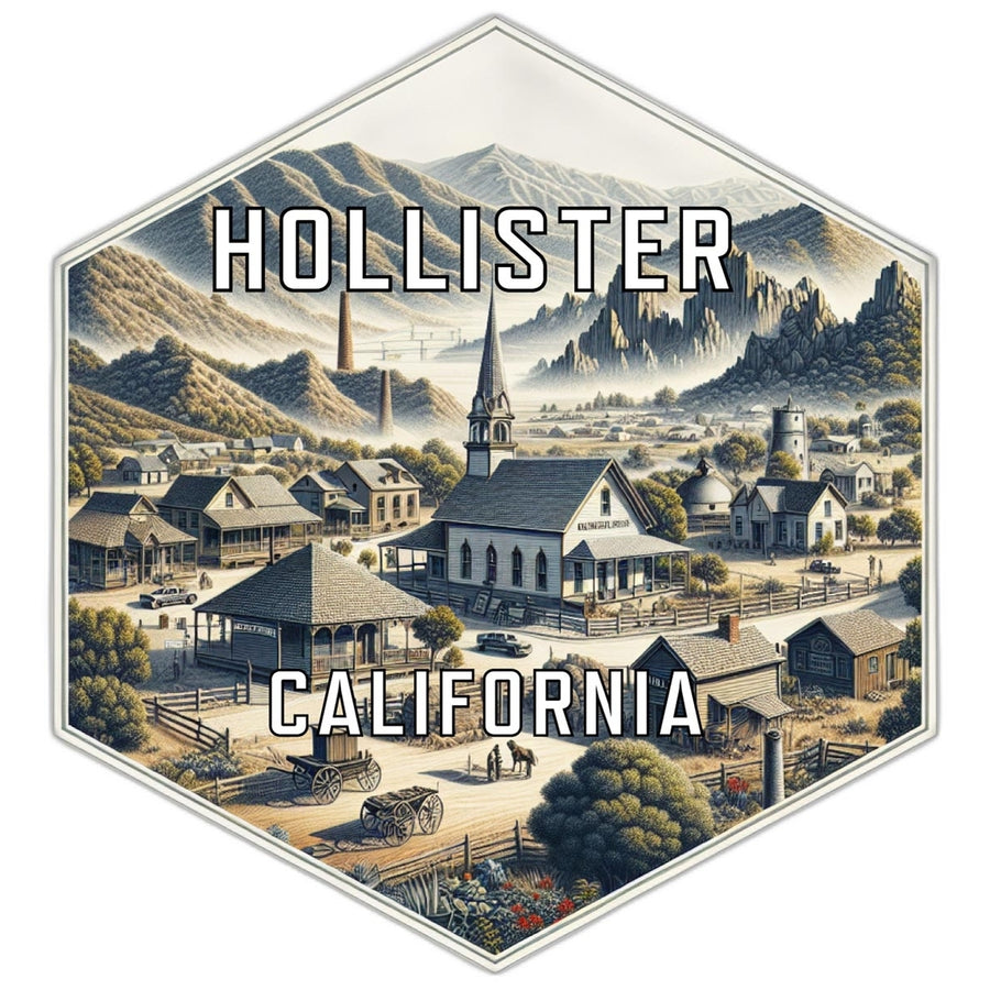 Hollister California Travel Destination Souvenir Vinyl Decal Sticker Image 1