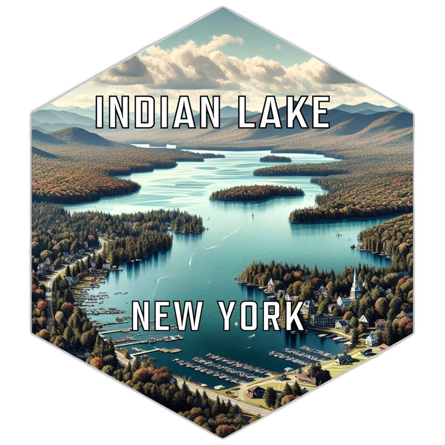 Indian Lake York Travel Destination Souvenir Vinyl Decal Sticker Image 1