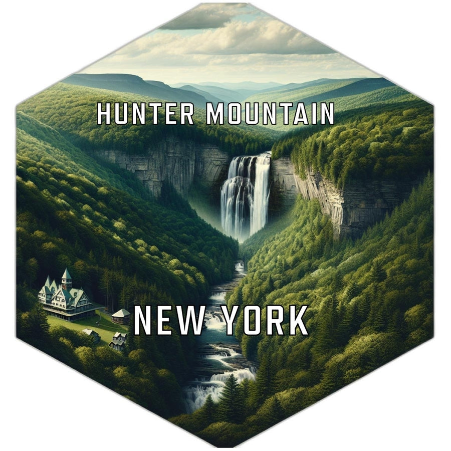 Hunter Mountain York Travel Destination Souvenir Vinyl Decal Sticker Image 1