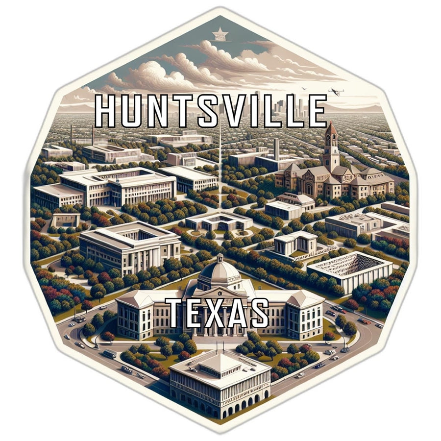 Huntsville Texas Travel Destination Souvenir Vinyl Decal Sticker Image 1