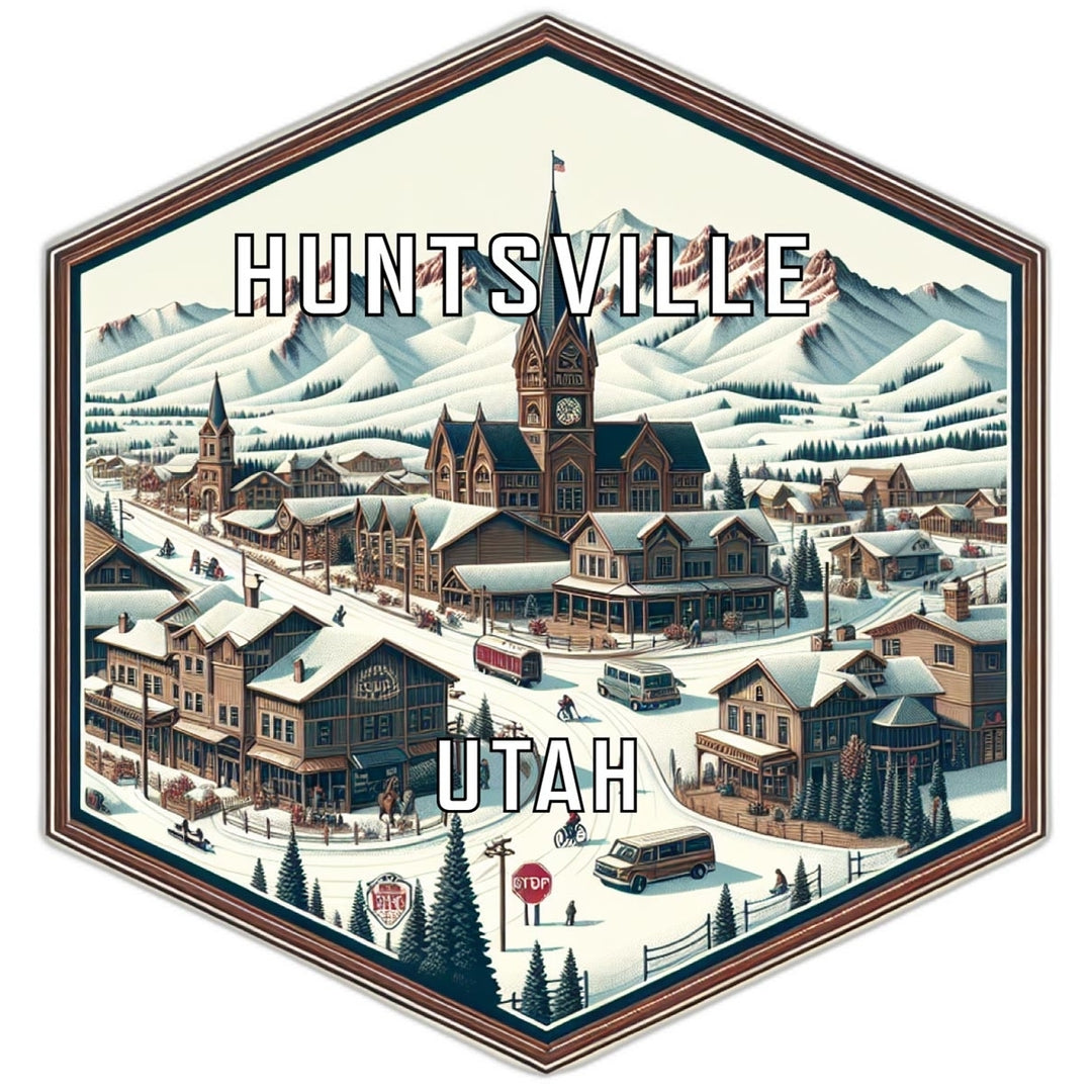 Huntsville Utah Travel Destination Souvenir Vinyl Decal Sticker Image 1