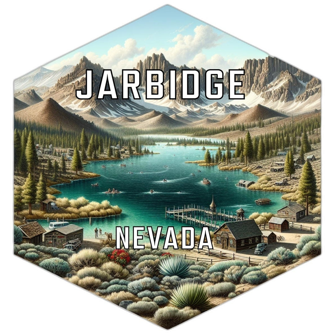 Jarbidge Nevada Travel Destination Souvenir Vinyl Decal Sticker Image 1