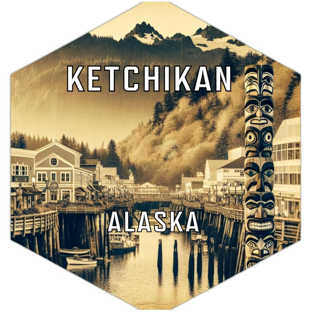 Ketchikan Alaska Travel Destination Souvenir Vinyl Decal Sticker Image 1