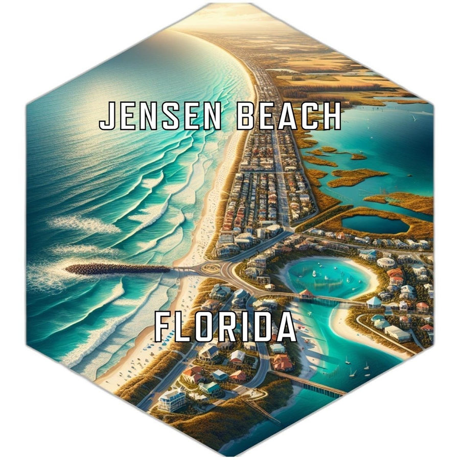 Jensen Beach Florida Travel Destination Souvenir Vinyl Decal Sticker Image 1