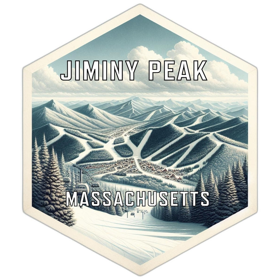 Jiminy Peak Massachusetts Travel Destination Souvenir Vinyl Decal Sticker Image 1