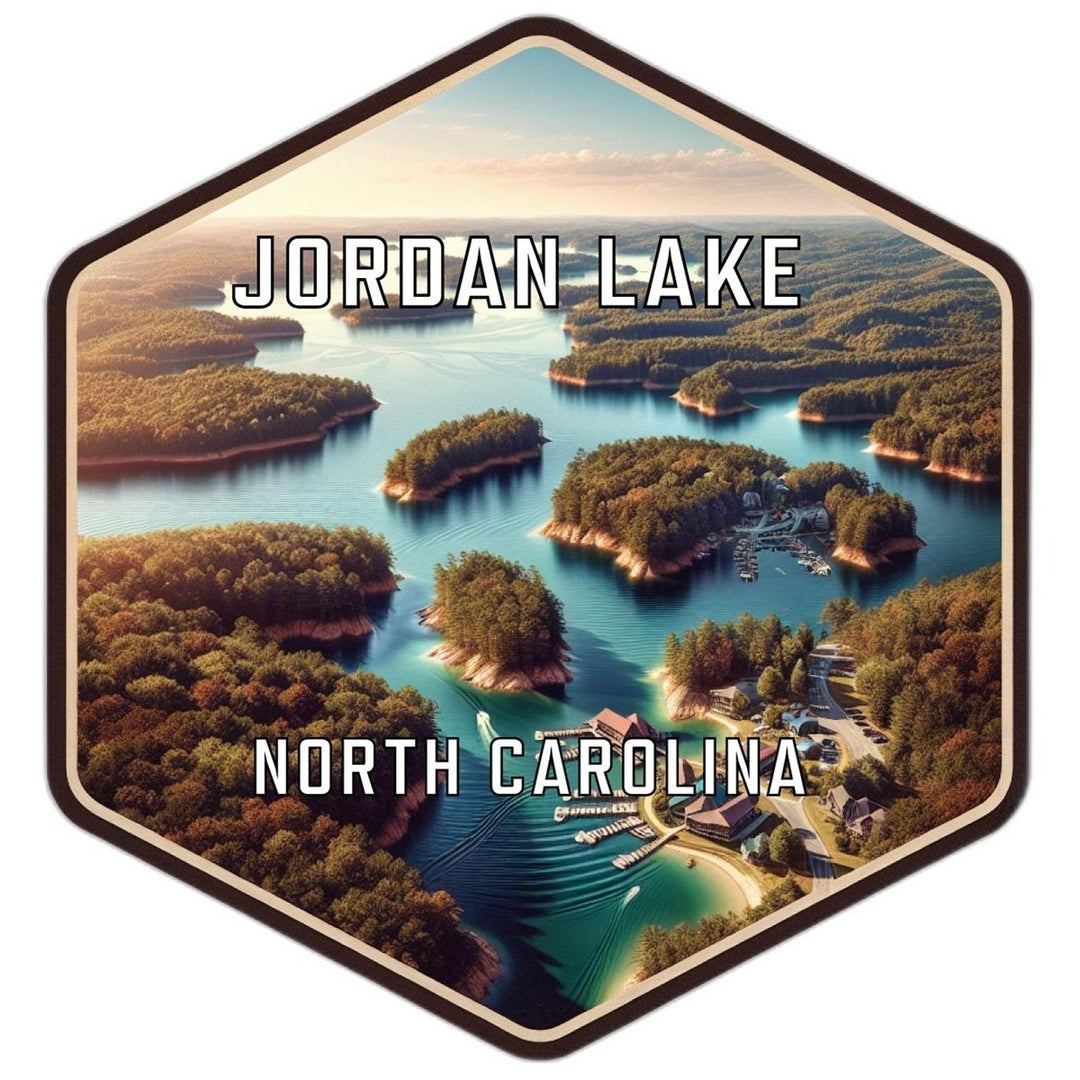 Jordan Lake North Carolina Travel Destination Souvenir Vinyl Decal Sticker Image 1