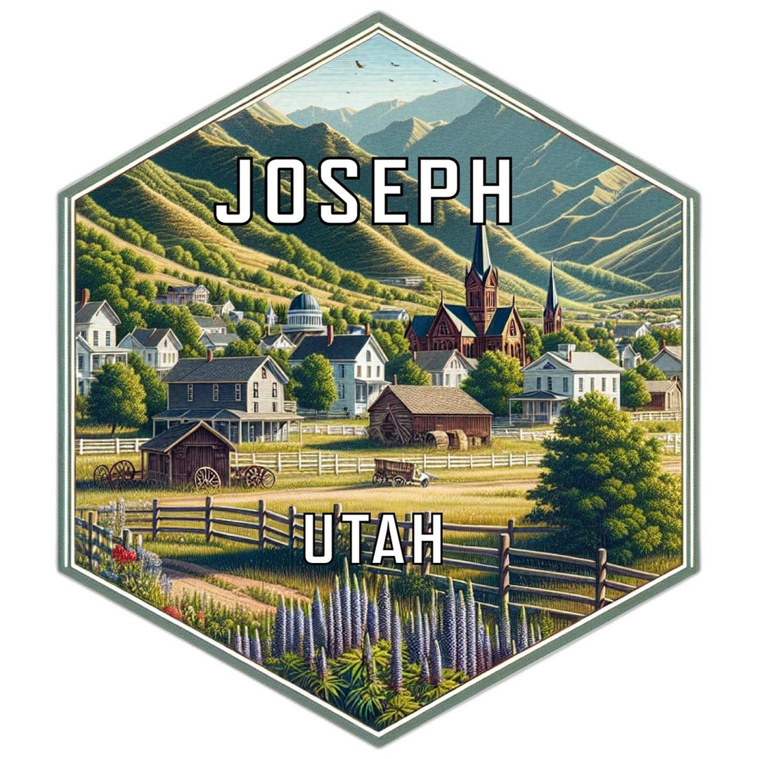 Joseph Utah Travel Destination Souvenir Vinyl Decal Sticker Image 1