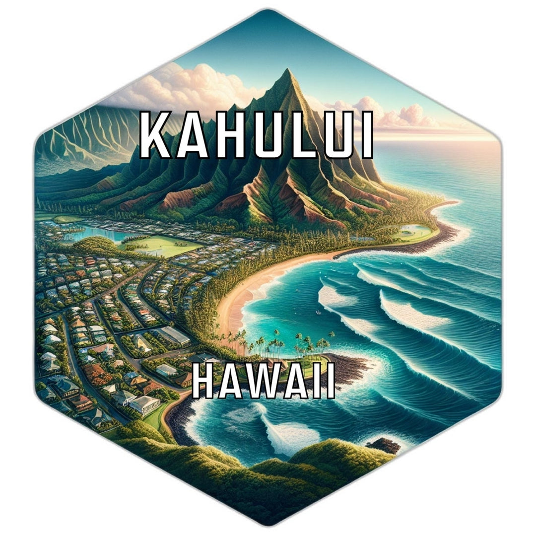 Kahului Hawaii Travel Destination Souvenir Vinyl Decal Sticker Image 1