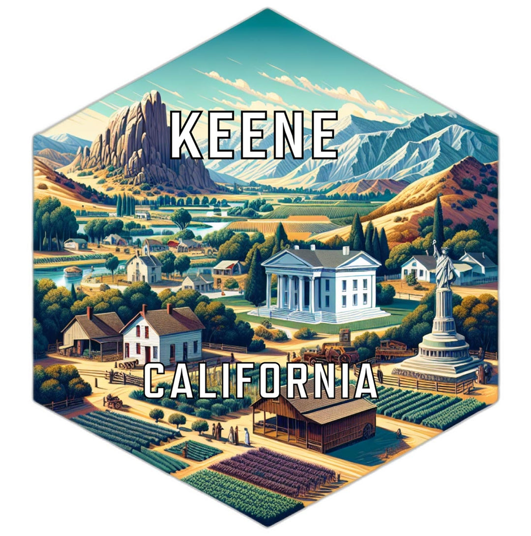 Keene California Travel Destination Souvenir Vinyl Decal Sticker Image 1