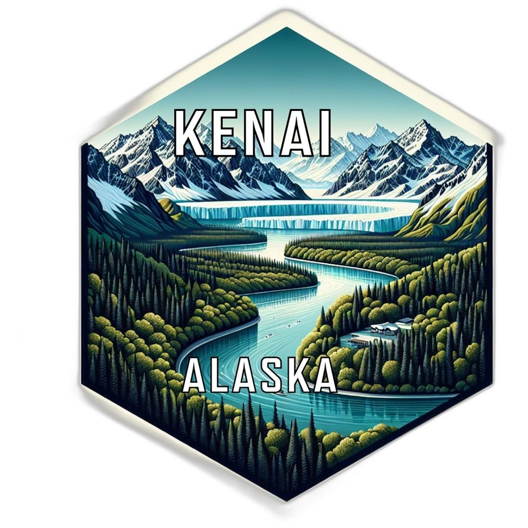 Kenai Alaska Travel Destination Souvenir Vinyl Decal Sticker Image 1