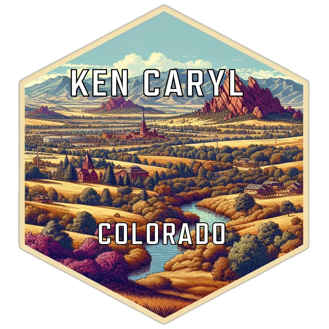 Ken Caryl Colorado Travel Destination Souvenir Vinyl Decal Sticker Image 1